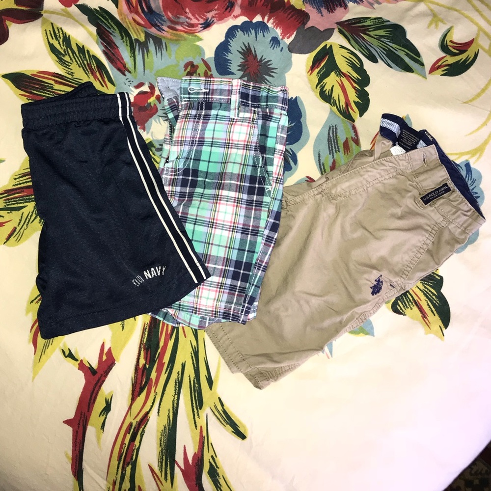 Three Pair Boys’ Shorts 4/6